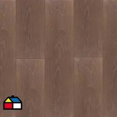 ECOCERAMIC - Porcelanato 25x100 cm Nobuk Café Nogal 1.5 m2
