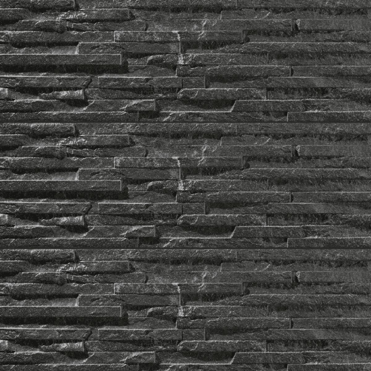 ECOCERAMIC - Porcelanato Behobia negro 17x52 cm 0,89 m2