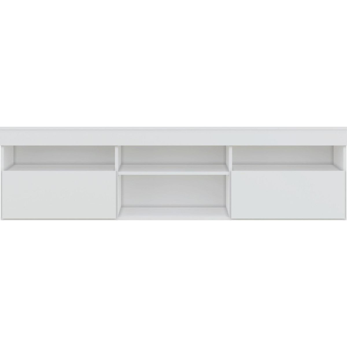 BE DESIGN - Rack TV 60" 175x48x35 cm blanco
