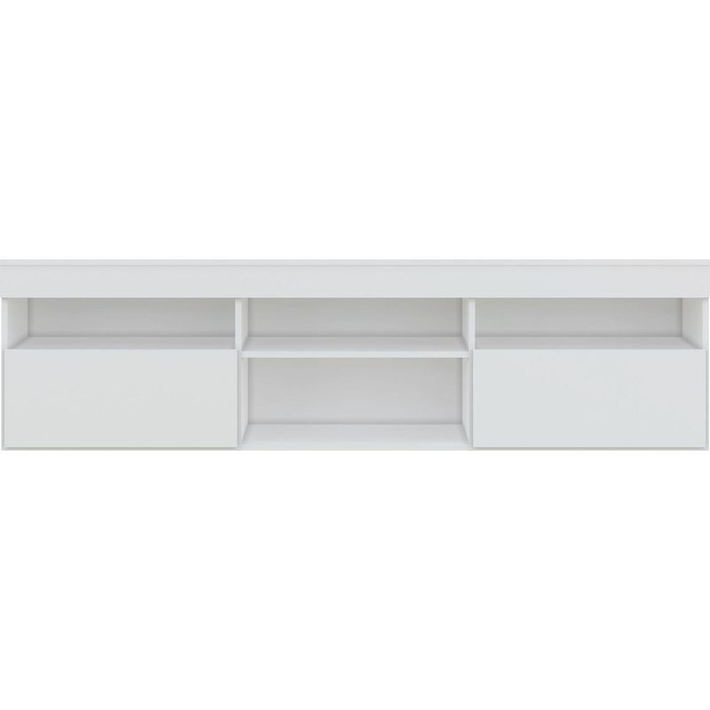 BE DESIGN - Rack TV 60" 175x48x35 cm blanco
