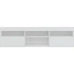 BE DESIGN - Rack TV 60" 175x48x35 cm blanco
