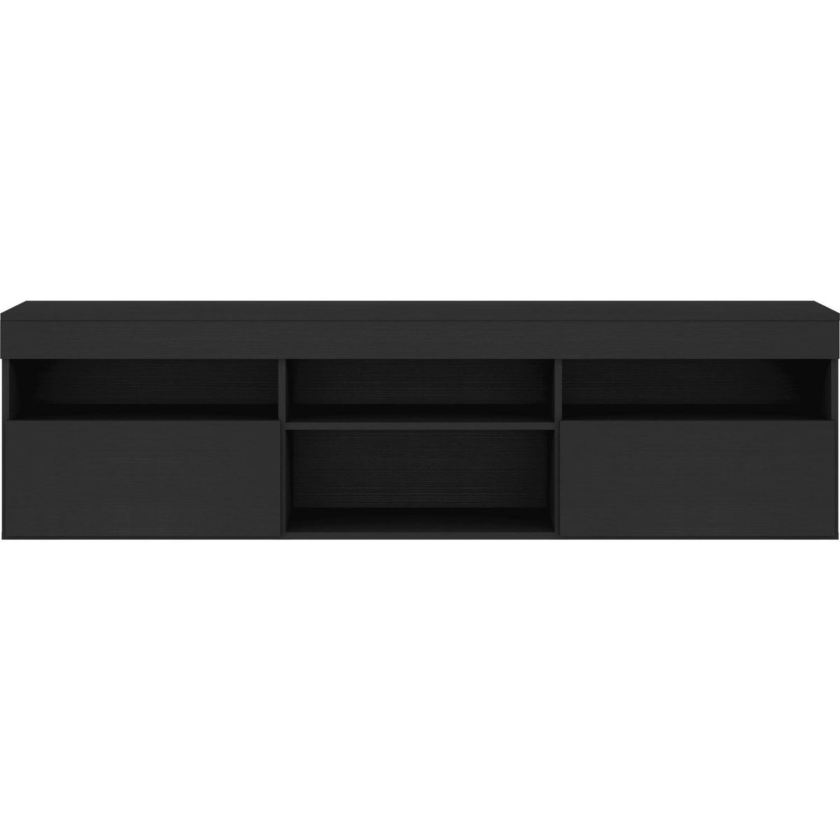 BE DESIGN - Rack TV 60" 175x48x35 cm negro