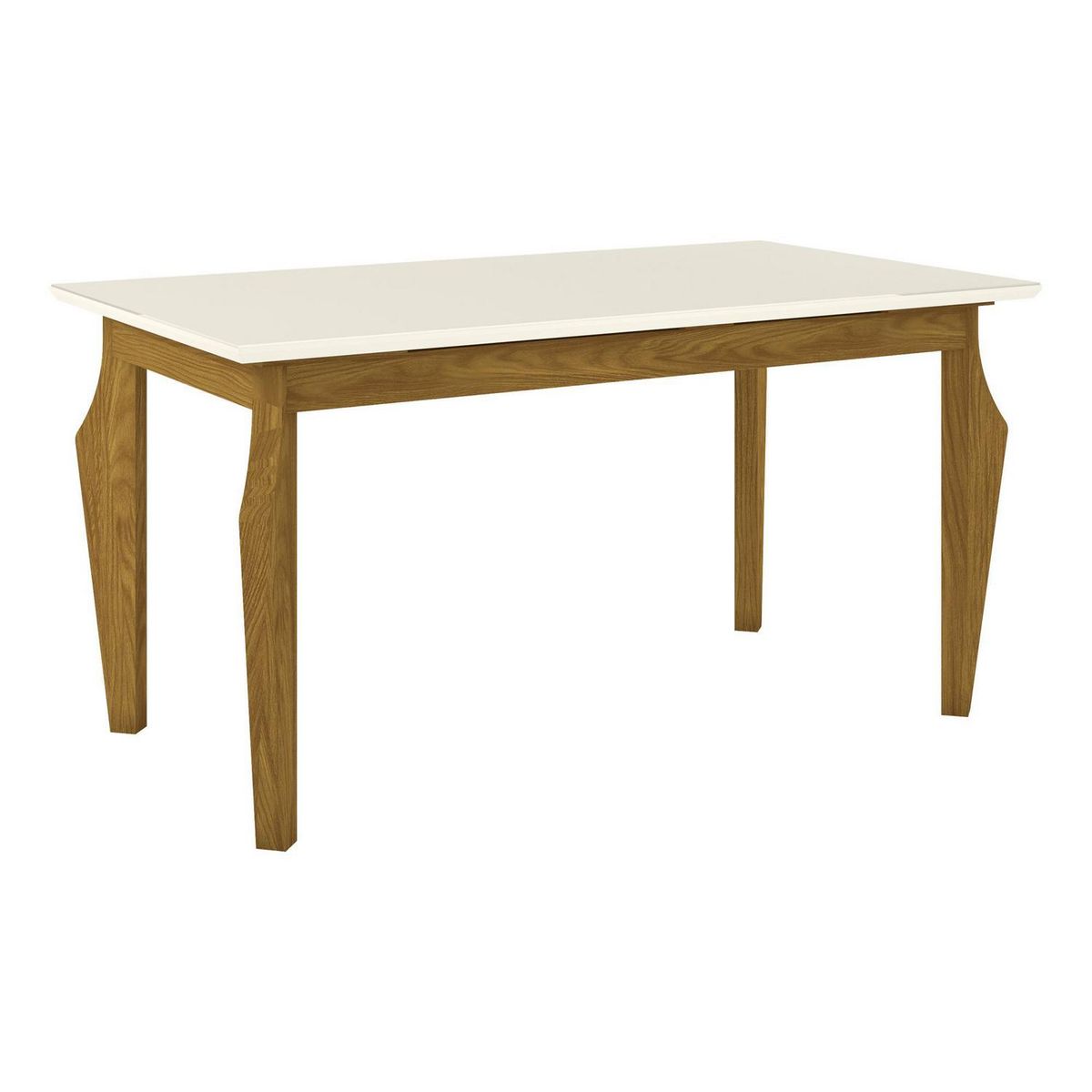 HOME MOBILI - Juego de Comedor Astrom 6 Sillas Mesa Rectangular 90x80x160 cm Café