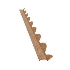 INPPA - Tapasolera Castellon Gravillado Zinc Gravillado 7.3x174.5 cm 0.35 mm Terracota