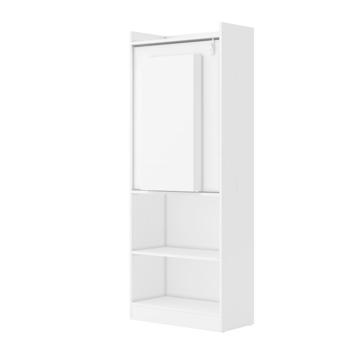 BE DESIGN - Clóset con Mesa Retráctil 1 Puerta(s) 4 Repisa(s) 63xx106,5 cm Blanco