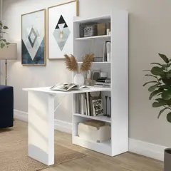 BE DESIGN - Clóset con Mesa Retráctil 1 Puerta(s) 4 Repisa(s) 63xx106,5 cm Blanco