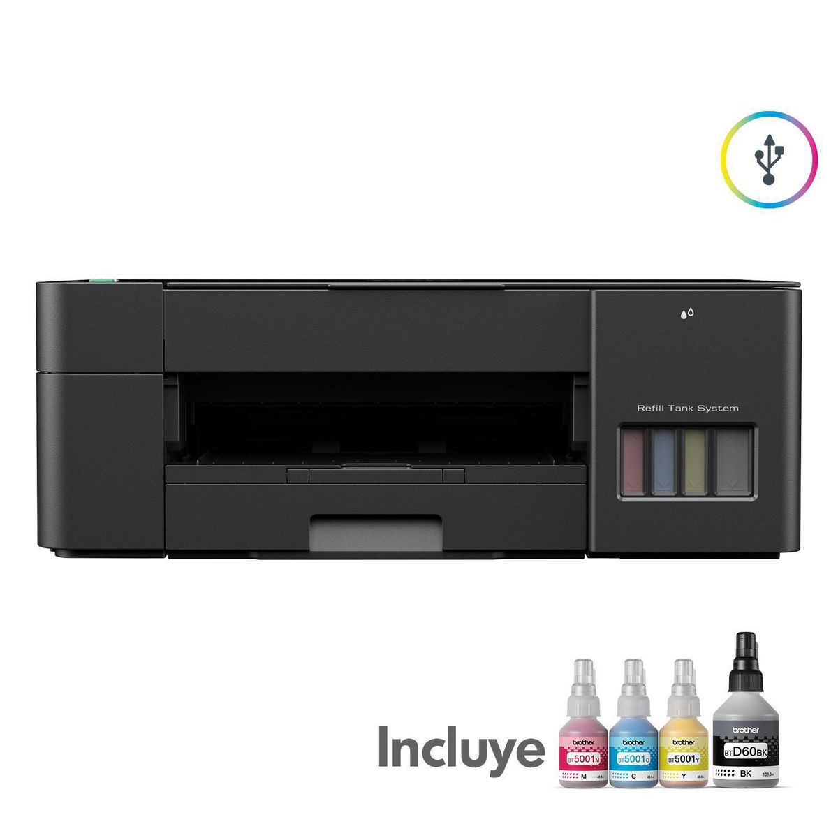 BROTHER - Impresora multifuncional DCPT220 con conexión USB