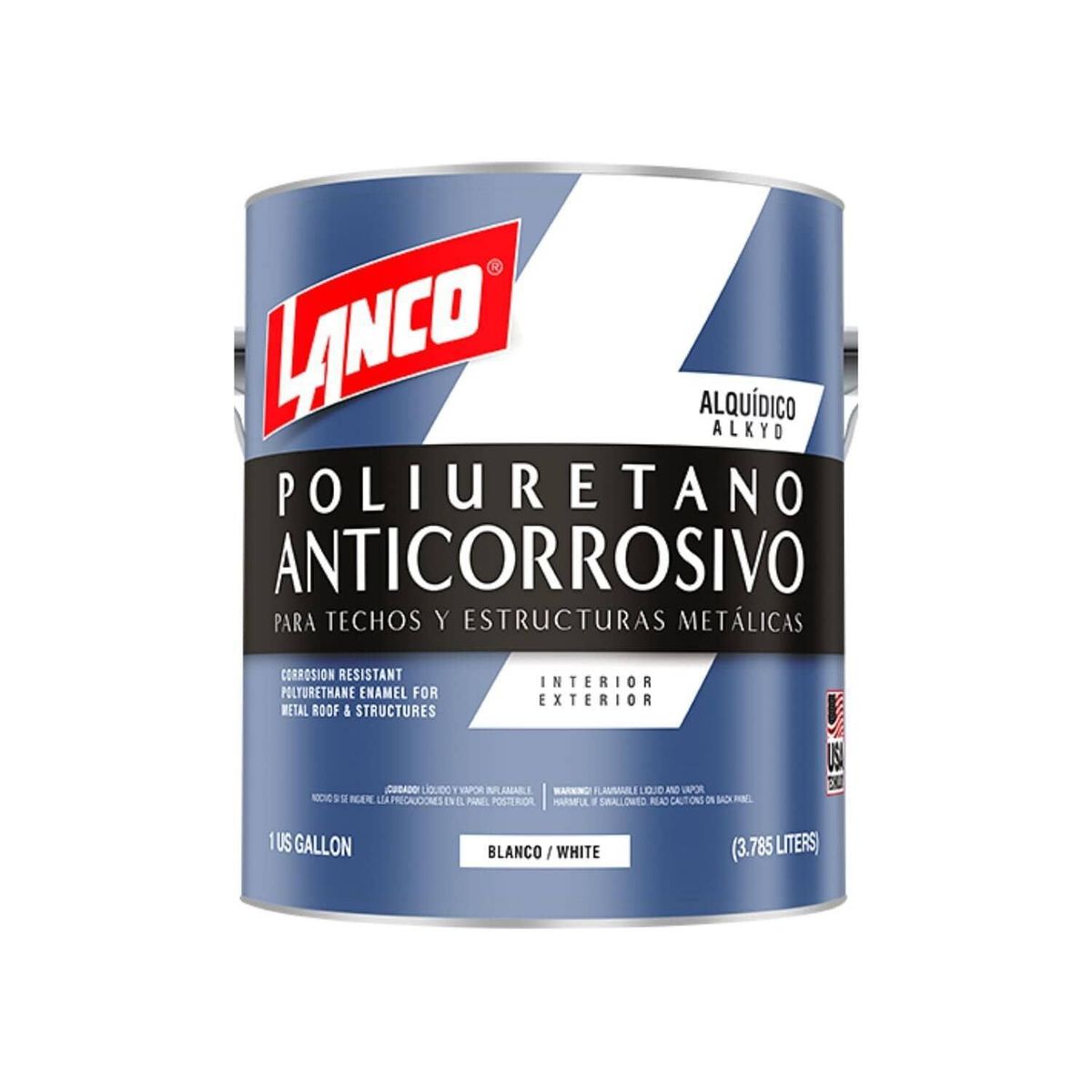 LANCO - Esmalte Poliuretano Techo Lata 1 galón(es) Blanco