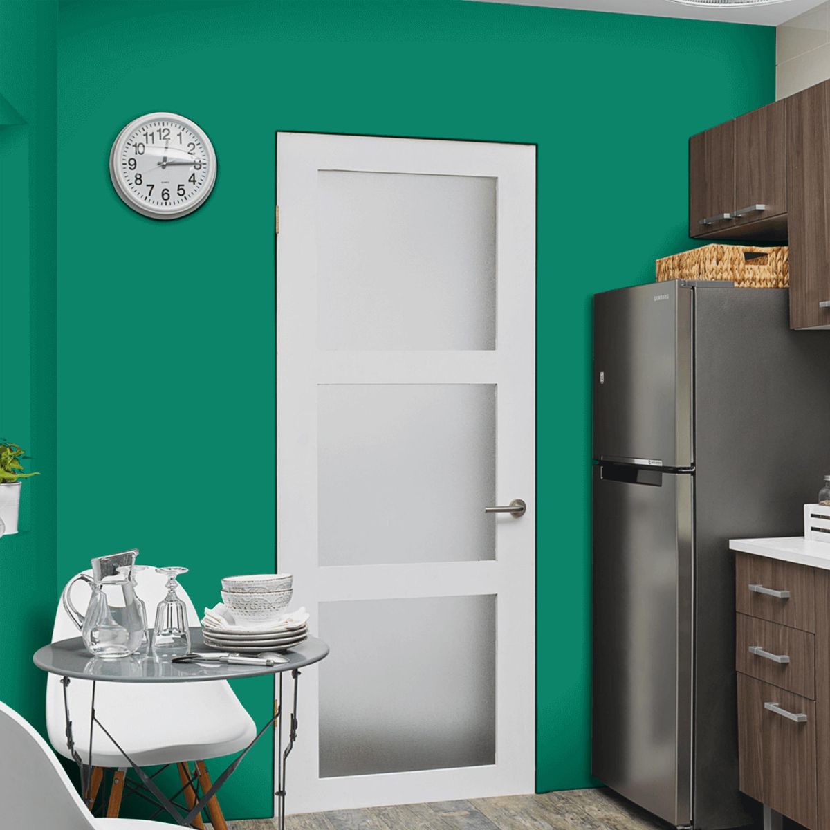 LANCO - Esmalte al Agua Impermeabilizante 1 galón(es) Semibrillante Verde Will Malarid