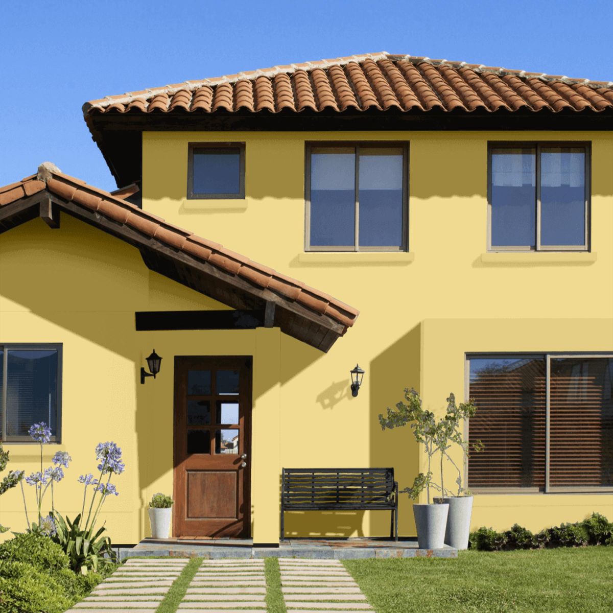 LANCO - Esmalte al Agua Impermeabilizante 1 galón(es) Satinado Amarillo City Lights