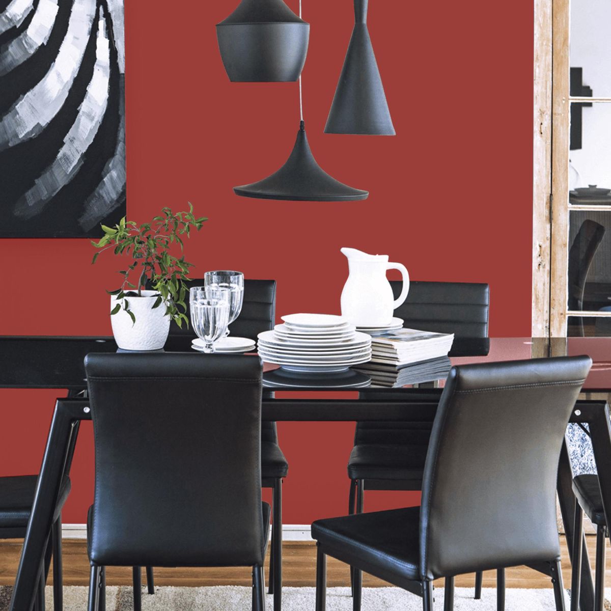 LANCO - Esmalte al Agua Impermeabilizante 1 galón(es) Satinado Rojo Crimson Crazed