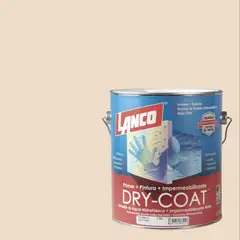 LANCO - Esmalte al Agua Impermeabilizante Mate 1 galón(es) Beige Antiqua