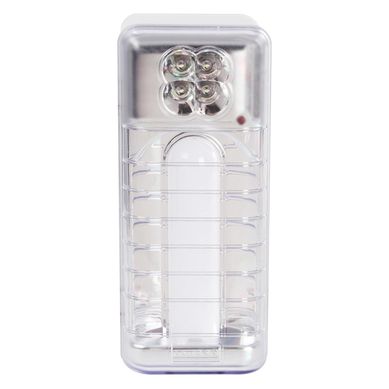 Lmpara recargable, 4 + 12 LED, certificada