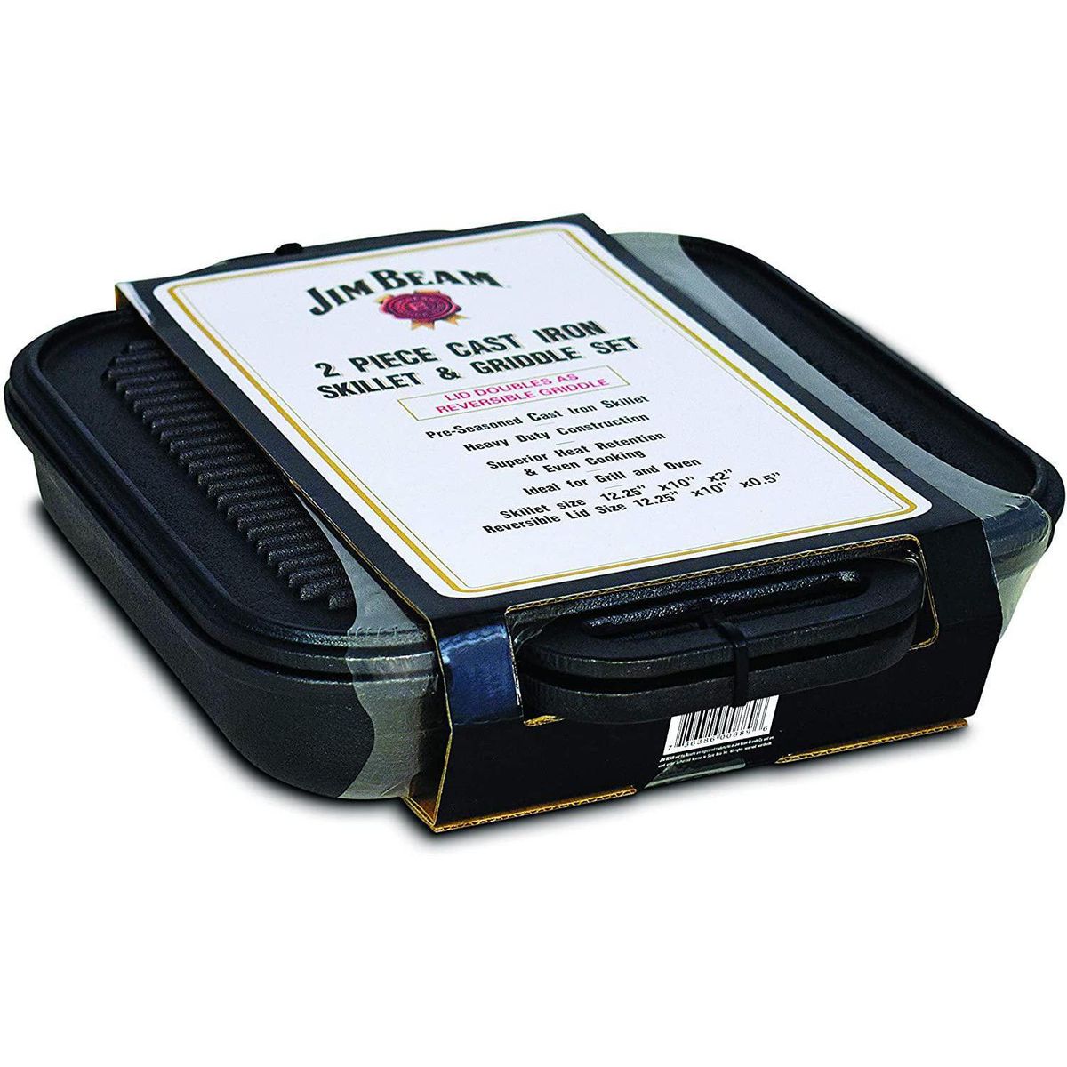 JIM BEAM - Set Sartenes 28 cm Metal Negro