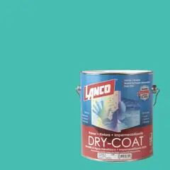 LANCO - Esmalte al Agua Impermeabilizante 1 galón(es) Mate Celeste Cool Garden