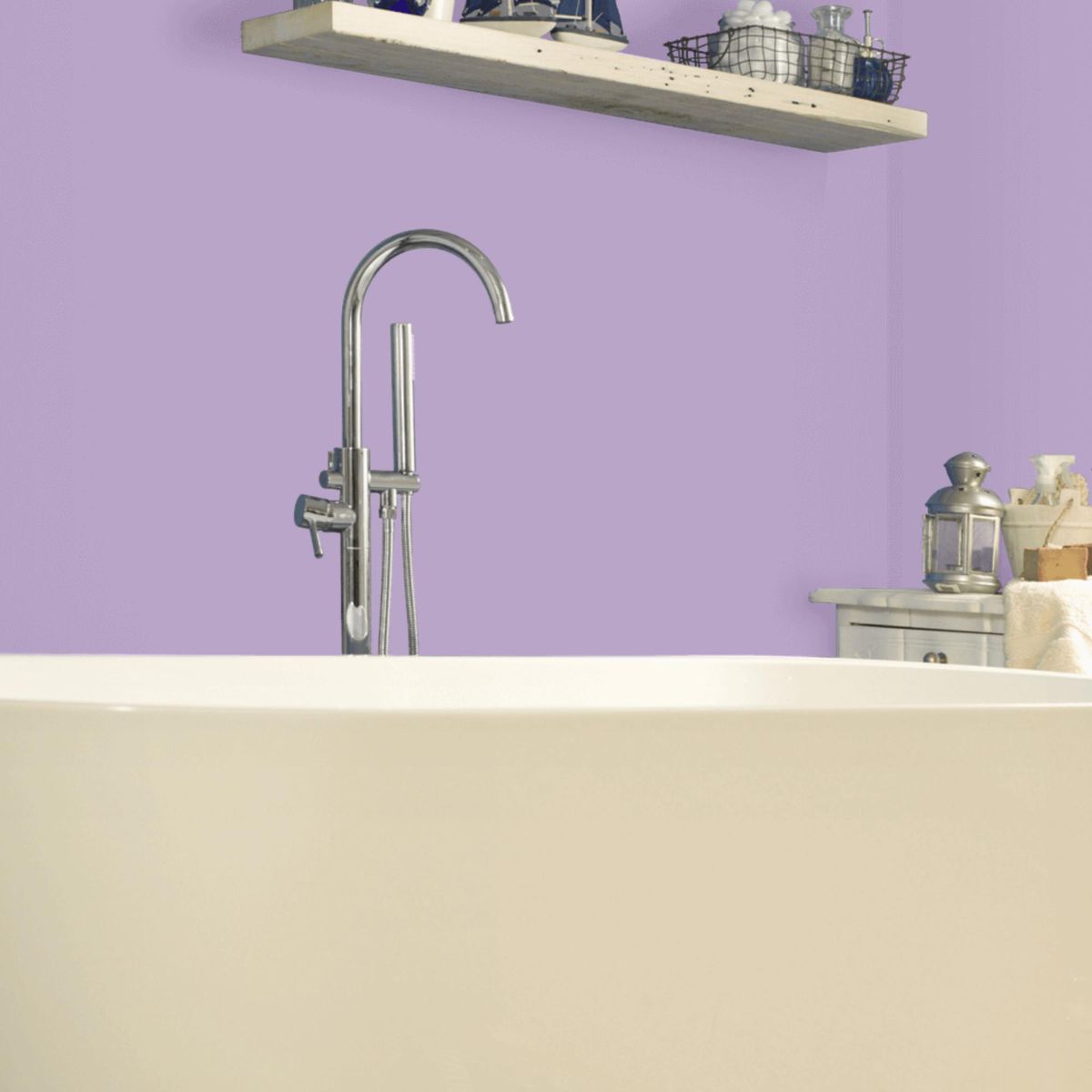 LANCO - Esmalte al Agua Impermeabilizante 1 galón(es) Mate Morado Pulper Reign