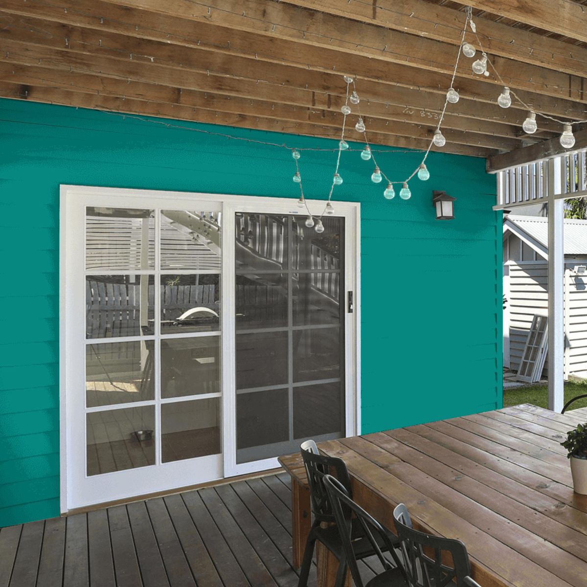 LANCO - Esmalte al Agua Impermeabilizante Galón 1 galón(es) Satinado Verde Island Life 