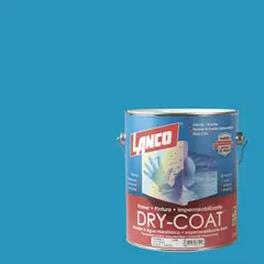 LANCO - Esmalte al Agua Impermeabilizante 1 galón(es) Mate Azul Manhattan Bl