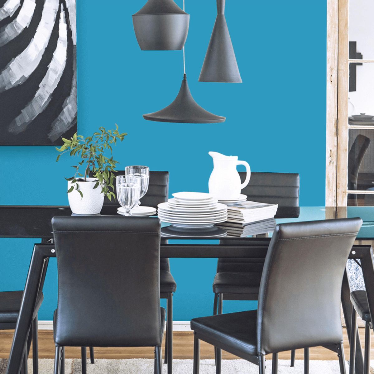 LANCO - Esmalte al Agua Impermeabilizante Galón 1 galón(es) Mate Azul Manhattan Bl 