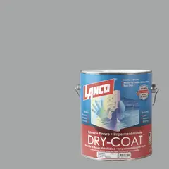 LANCO - Esmalte al Agua Impermeabilizante Mate 1 galón(es) Gris Silver Queen