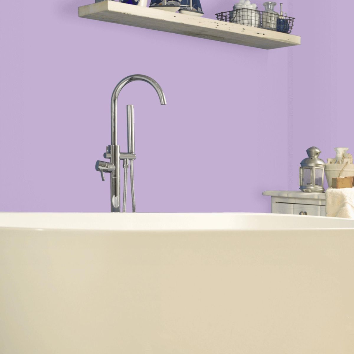 LANCO - Esmalte al Agua Impermeabilizante 1 galón(es) Mate Morado Pulper Reign