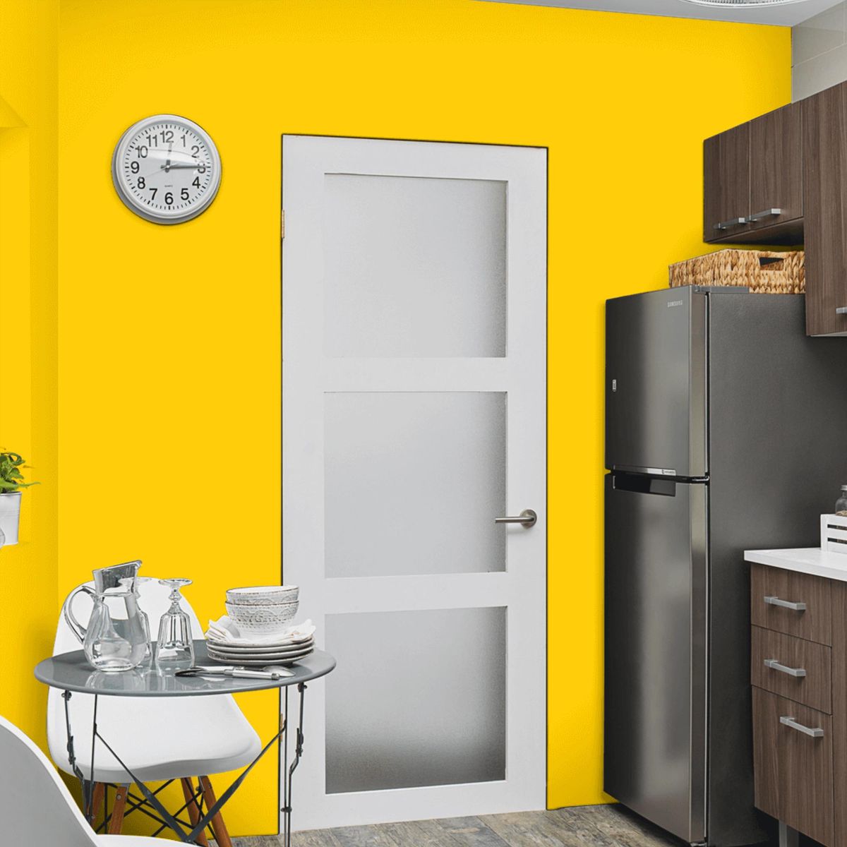 LANCO - Esmalte al Agua Impermeabilizante Galón 1 galón(es) Mate Amarillo Dizzy Daffadil 