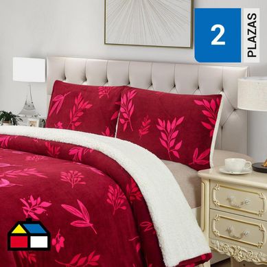 Plumn coral anie rojo 2 plazas