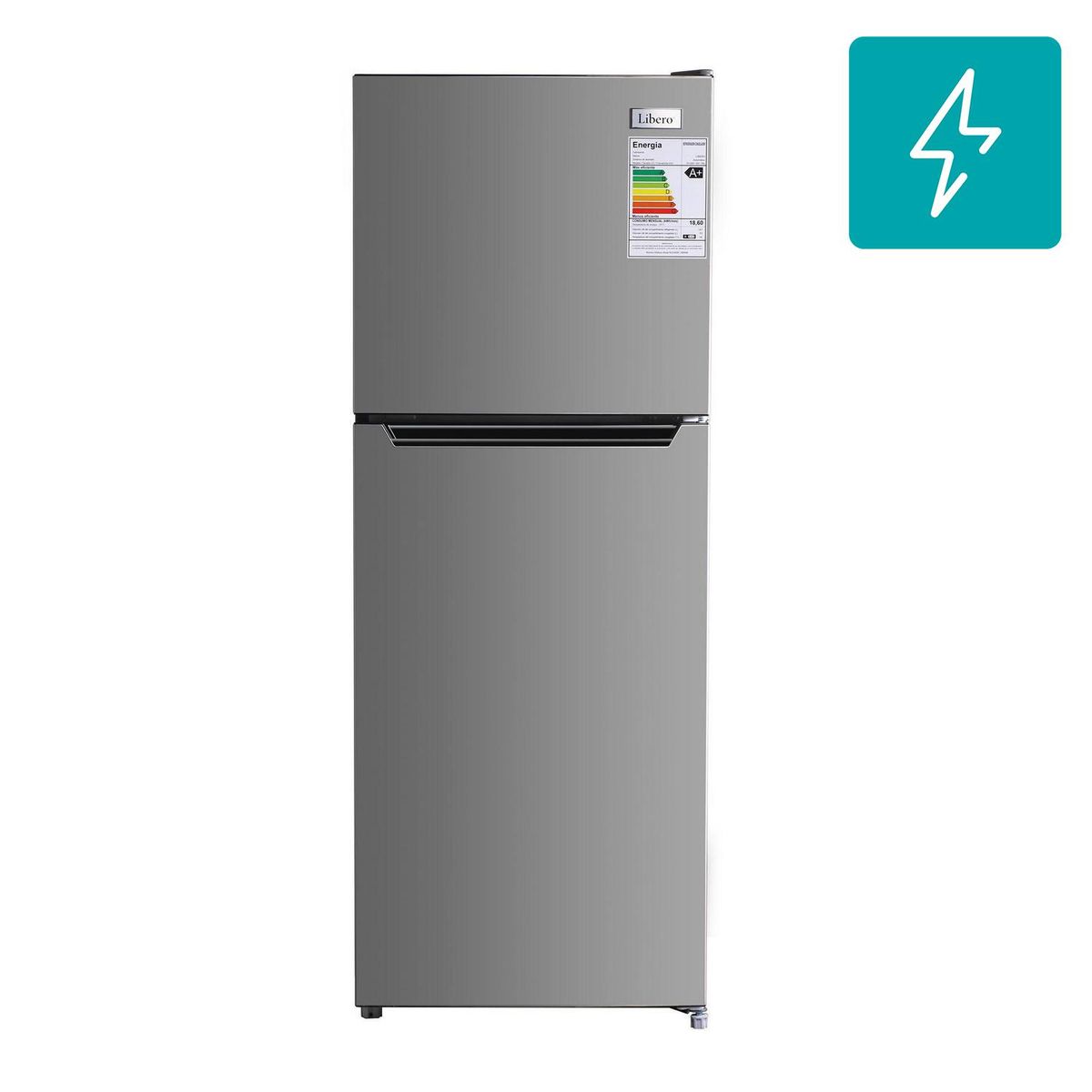 LIBERO - Refrigerador Top Freezer No Frost 200 Litros Inox LRT-220NFI