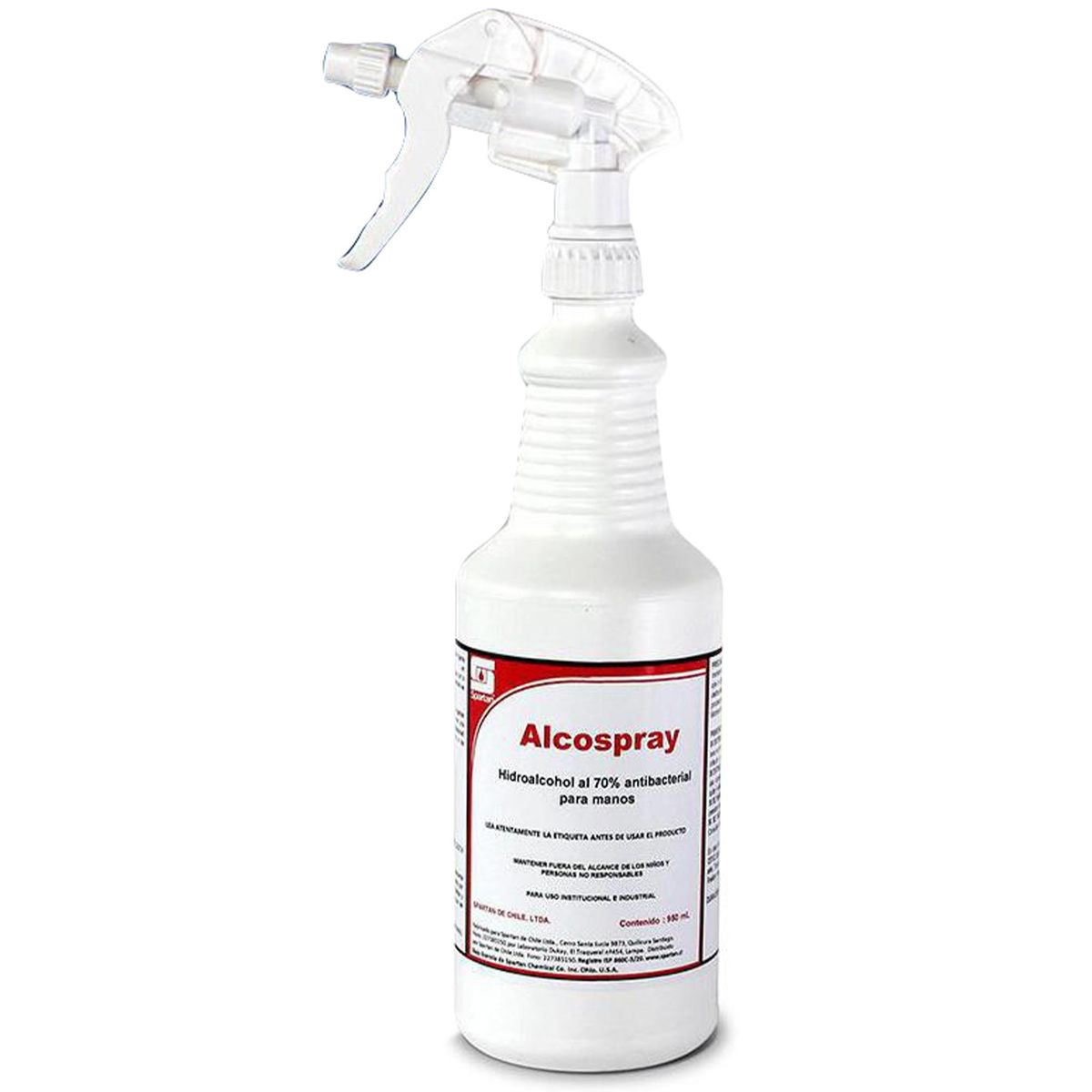 SPARTAN - Caja 12 Alcospray Higienizante manos 950 ml