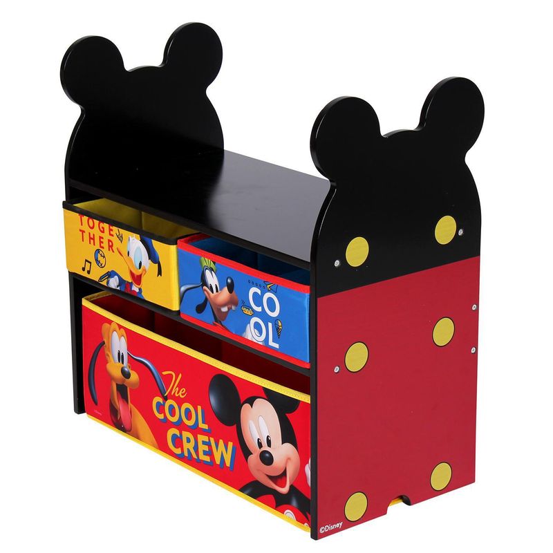DISNEY - Organizador de Juguetes 60x60x30 cm Rojo