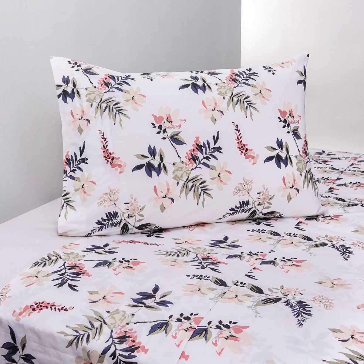 ROYAL SUPREME - Juego de Sábanas Landscape 1.5 plazas 220 Hilos Multicolor