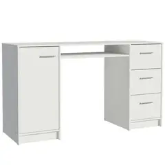 MOBILO - Escritorio 77x136x45 cm MDP blanco