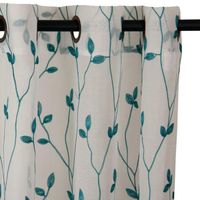Set Cortinas De velo 140x225 cm Turquesa