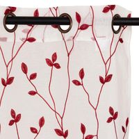 Set Cortinas De velo 140x225 cm Rojo