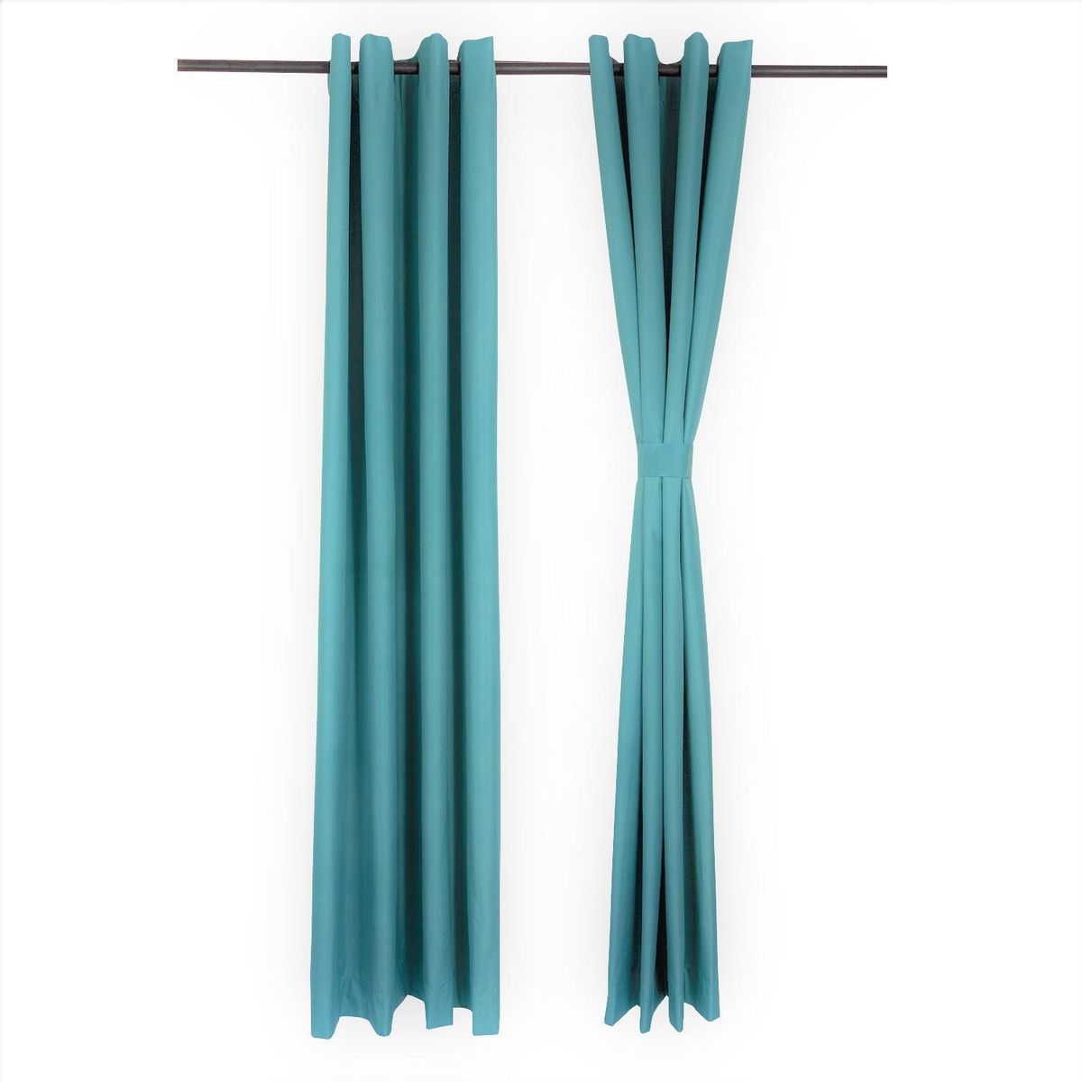 MASEL - Set 2 Cortinas Black-Out Microfibra 140x225 cm