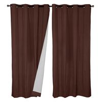Set 2 Cortinas Black-Out Microfibra 140x225 cm
