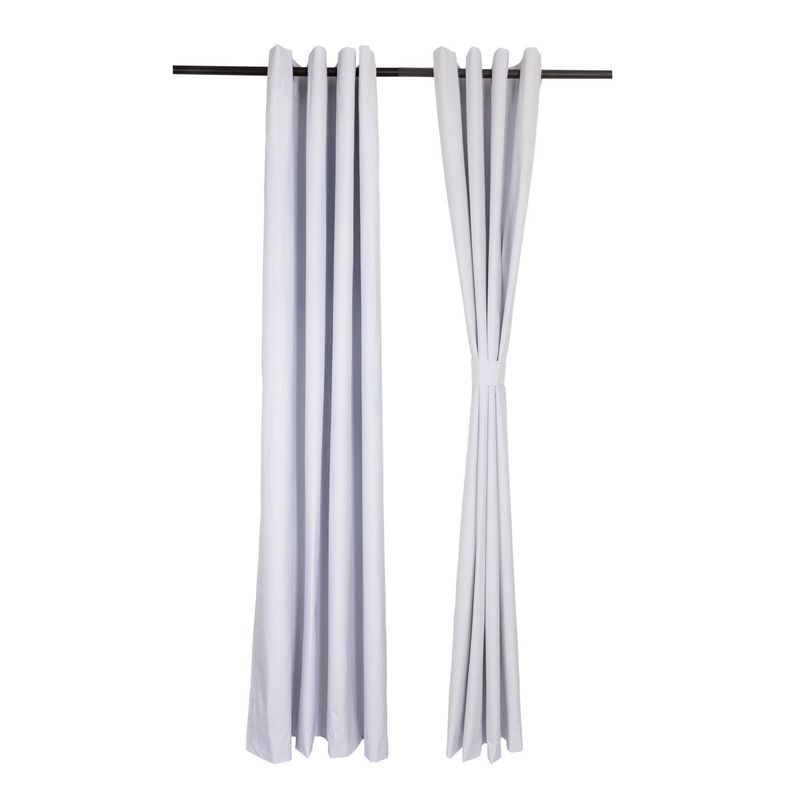 MASEL - Set 2 Cortinas Black-Out Microfibra 140x225 cm