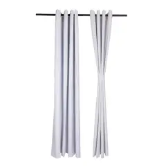 MASEL - Set 2 Cortinas Black-Out Microfibra 140x225 cm