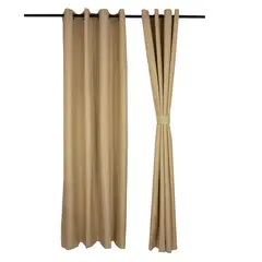 MASEL - Set 2 Cortinas Black-Out Microfibra 140x225 cm