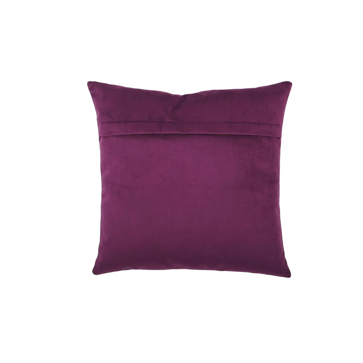 MASEL - Set De 2 Cojínes Felpa New velvet Morado 40x40 cm