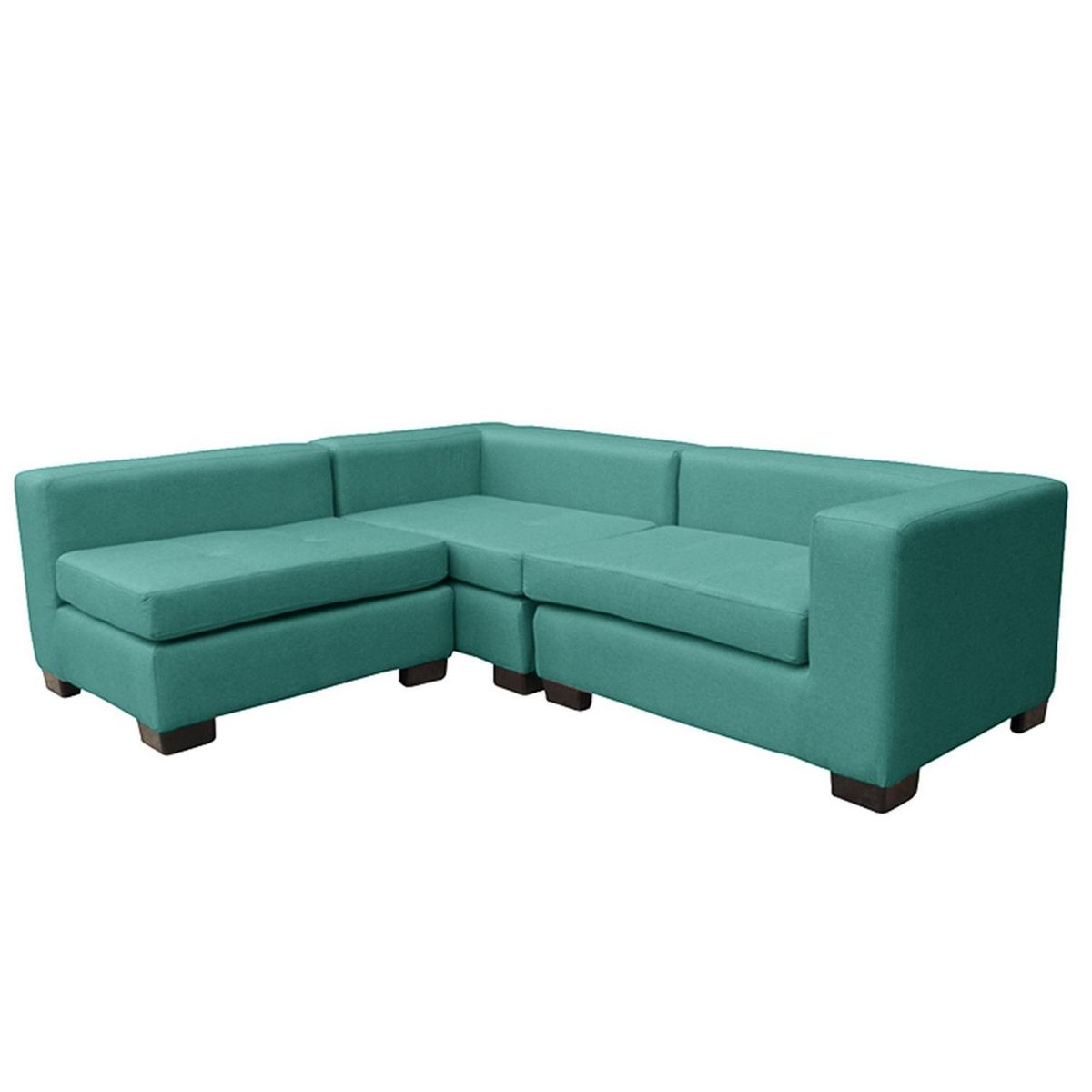 SOFAS HOME - Seccional Hendaya 3 Cuerpos Chenille 220x65x85 cm