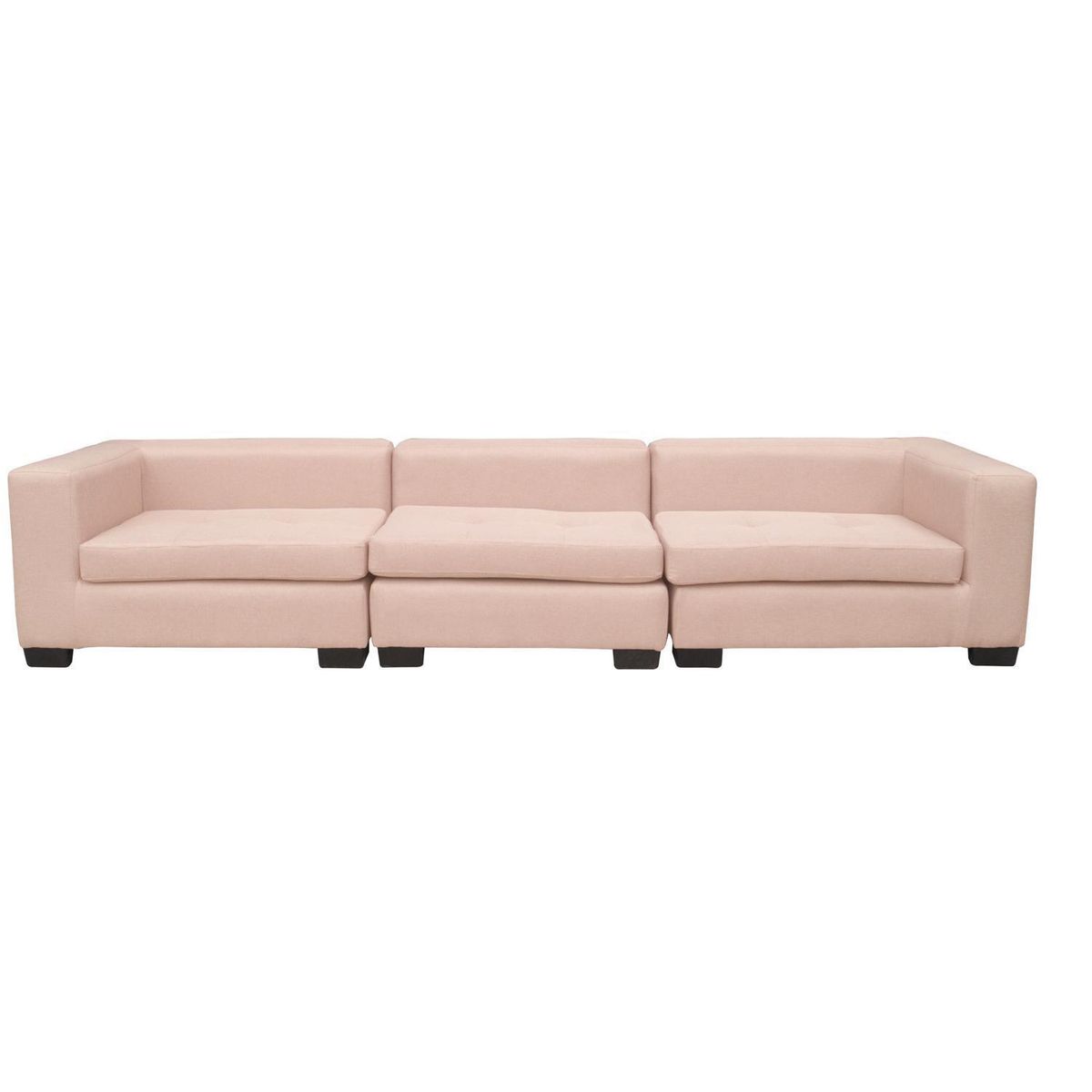 SOFAS HOME - Seccional Hendaya 3 Cuerpos Chenille 220x65x85 cm