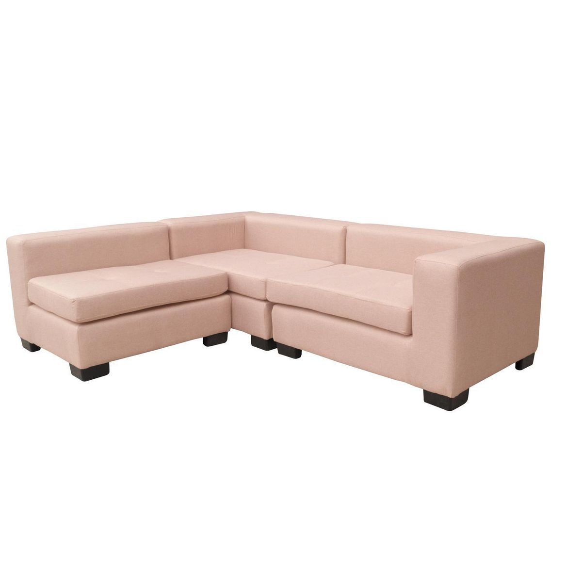 SOFAS HOME - Seccional Hendaya 3 Cuerpos Chenille 220x65x85 cm