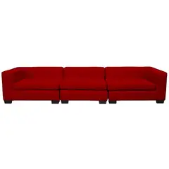 SOFAS HOME - Seccional Hendaya 3 Cuerpos Chenille 220x65x85 cm