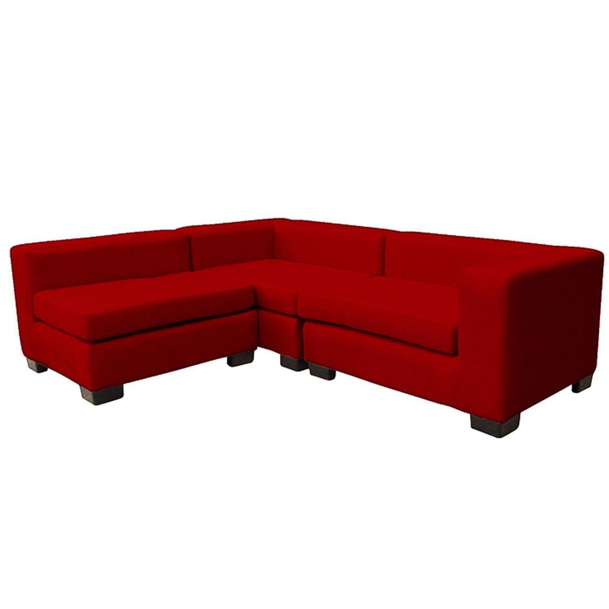 SOFAS HOME - Seccional Hendaya 3 Cuerpos Chenille 220x65x85 cm
