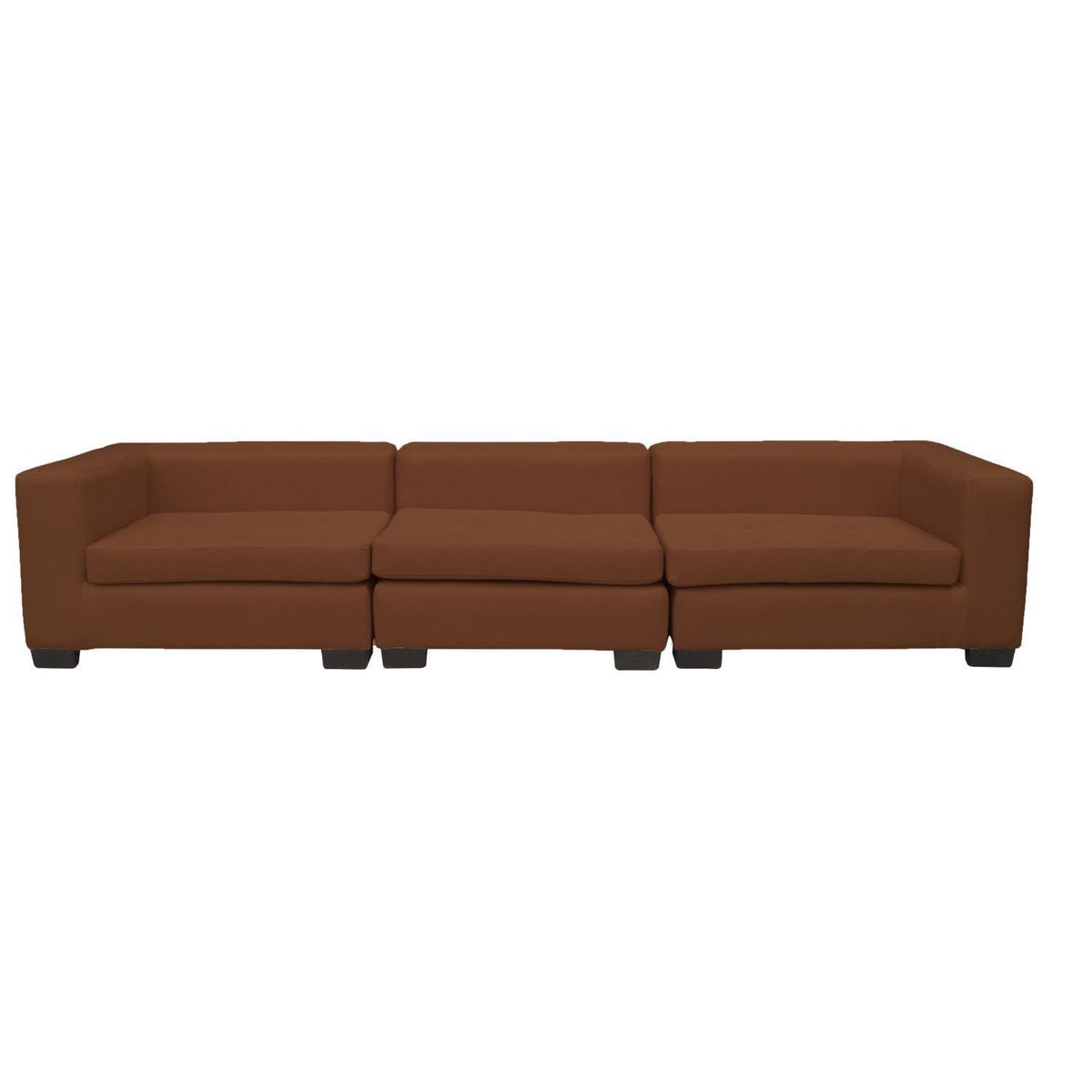 SOFAS HOME - Seccional Hendaya 3 Cuerpos Chenille 220x65x85 cm