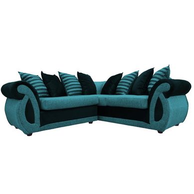 Seccional adria 3 cuerpos chenille turquesa 210x80x80 cm