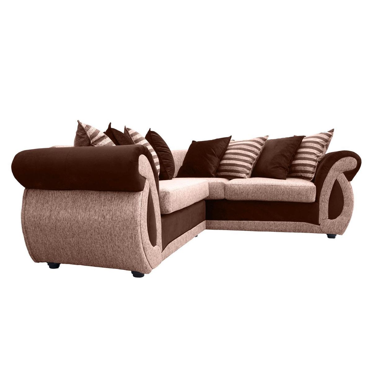 SOFAS HOME - Seccional Adria 3 Cuerpos Chenille 210x80x80 cm