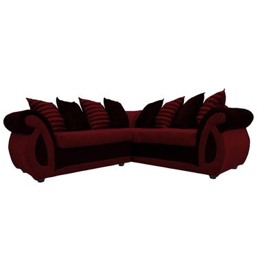 Seccional adria 3 cuerpos chenille rojo 210x80x80 cm