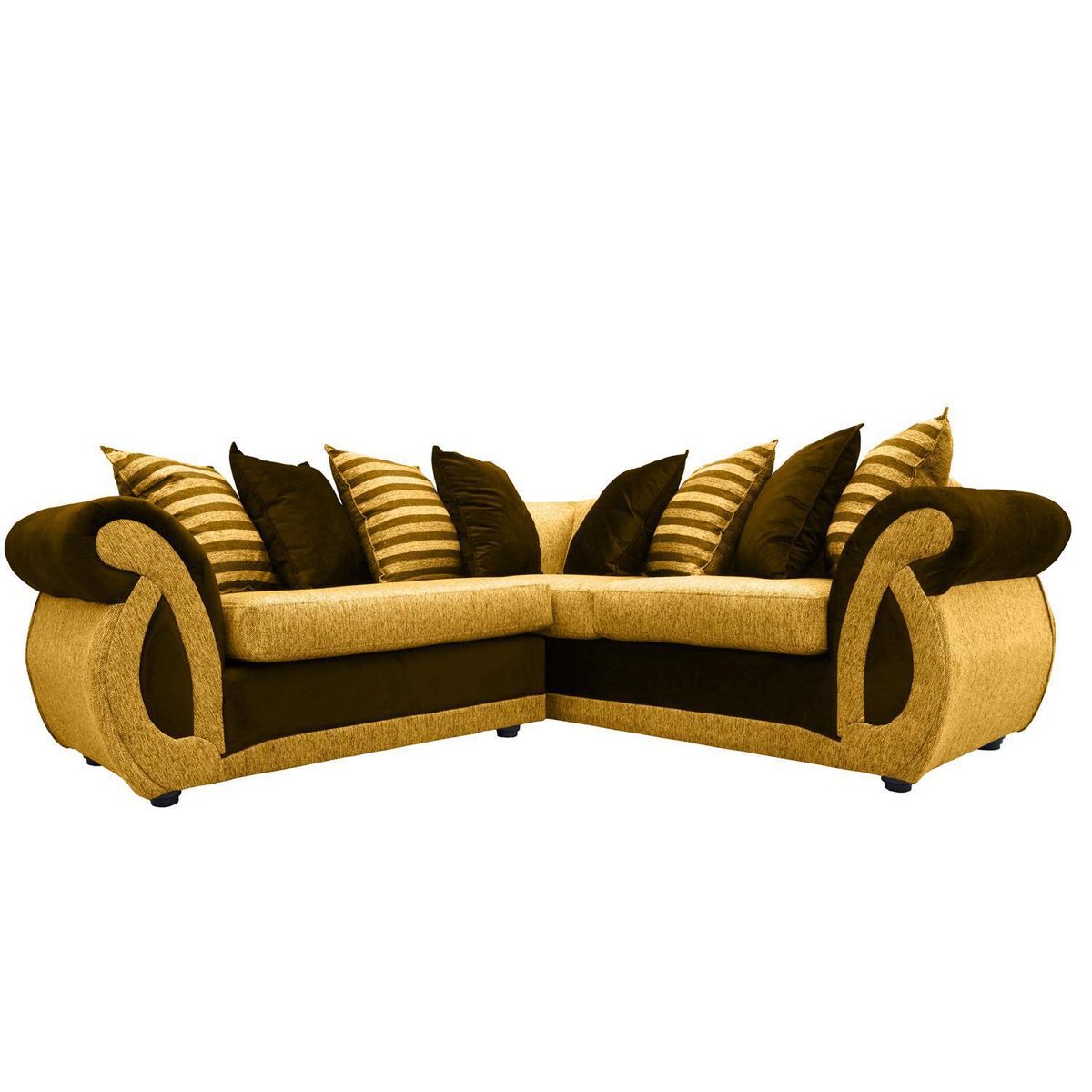 SOFAS HOME - Seccional Adria 3 Cuerpos Chenille 210x80x80 cm